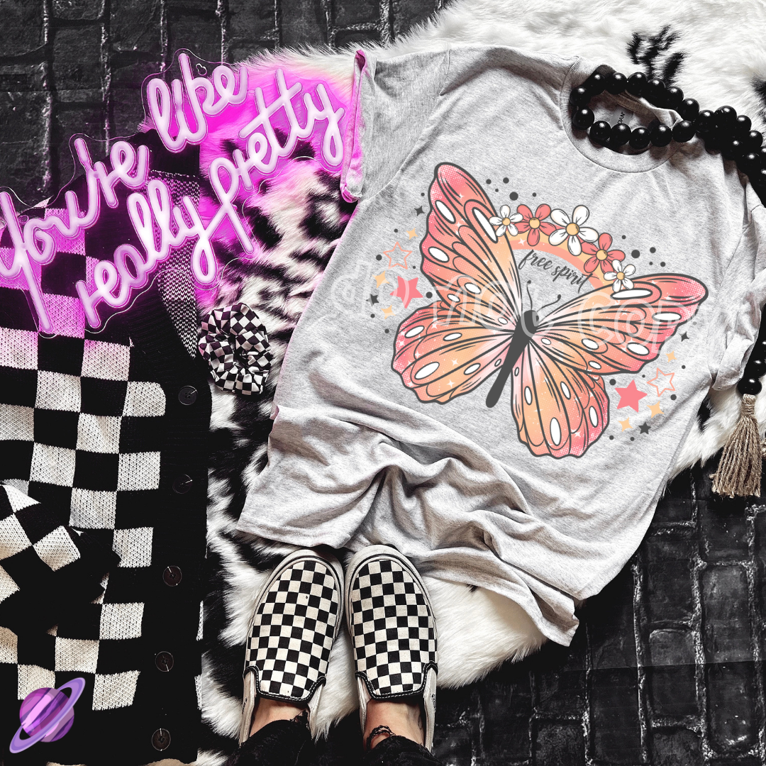 FREE SPIRIT BUTTERFLY TEE