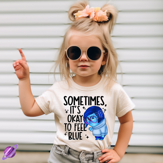 ITS OKAY TO FEEL BLUE TEE