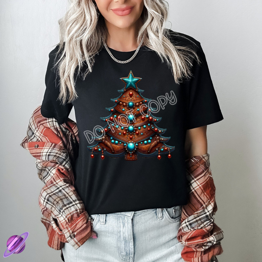 EMBROID WESTERN TREE TEE
