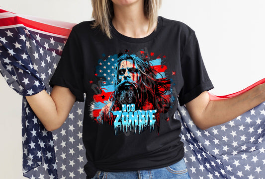 PATRIOTIC RUN -RWB ZOMB- UNISEX TEE ADULTS/KIDS
