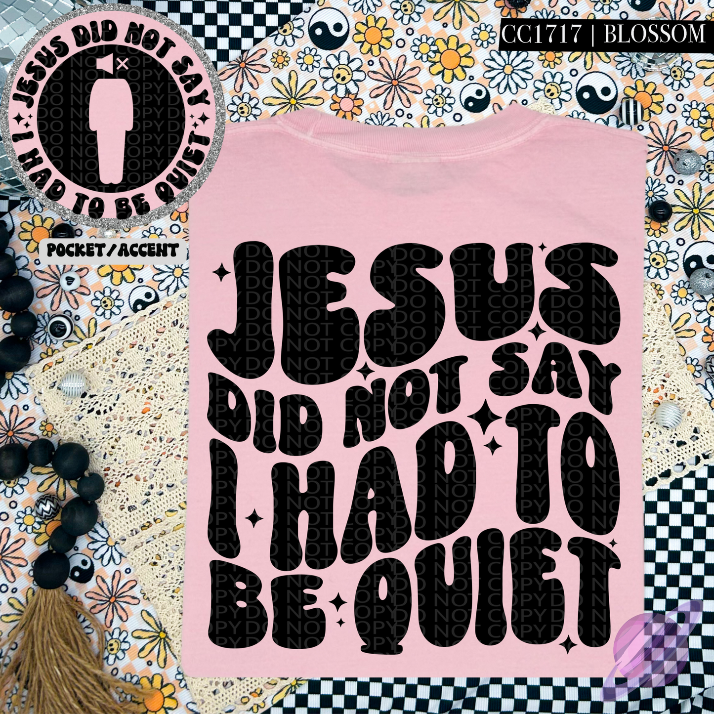 JESUS DID NOT SAY- POCKET PRINT DOUBLE SIDED TEE