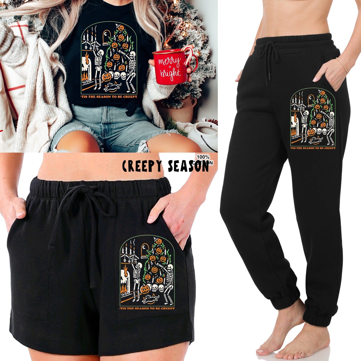 LOUNGEWEAR RUN-CREEPY SEASON TEE- PREORDER CLOSING 9/30