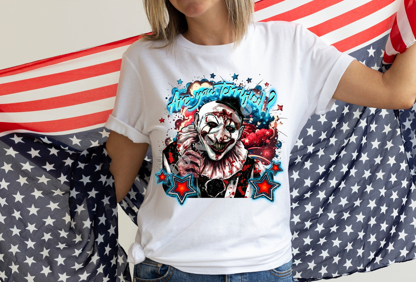 TERRIFIED- UNISEX TEE ADULTS/KIDS