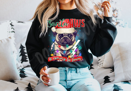 SANTA PAWS 11 CREWNECK SWEATSHIRT