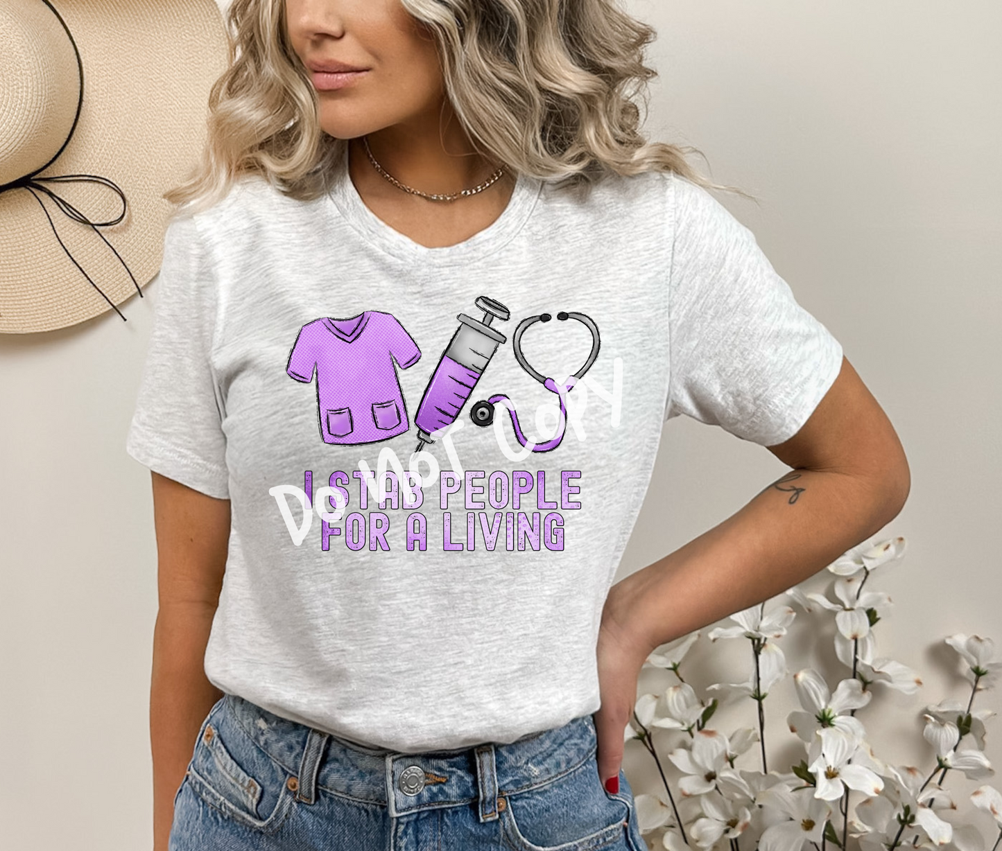 I Stab People For A Living Tee