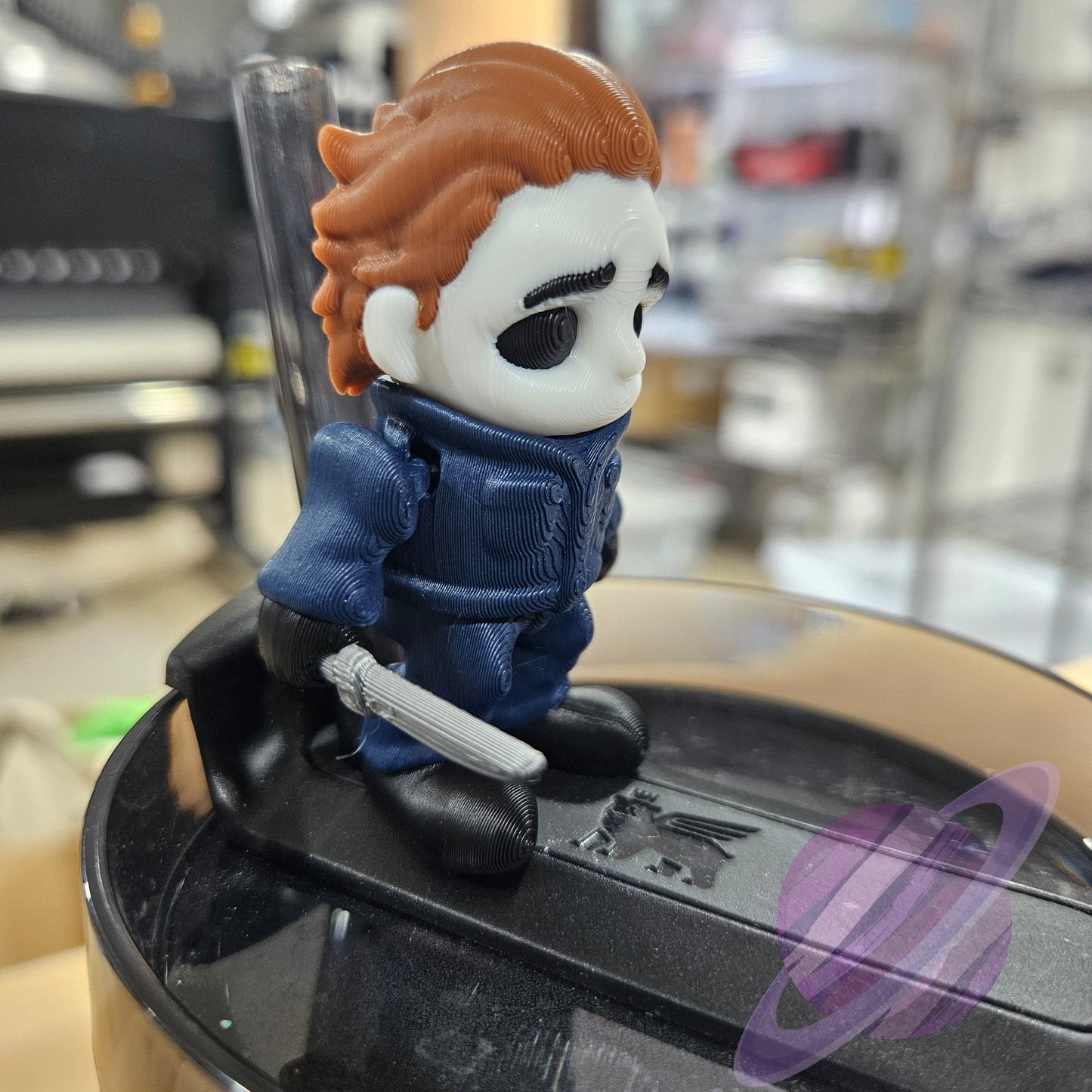 HALLOWEEN KILLER-3D PRINTED STRAW BUDDY