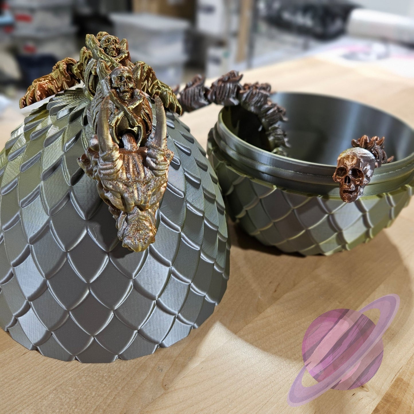 3D PRINTED SKULL DRAGON