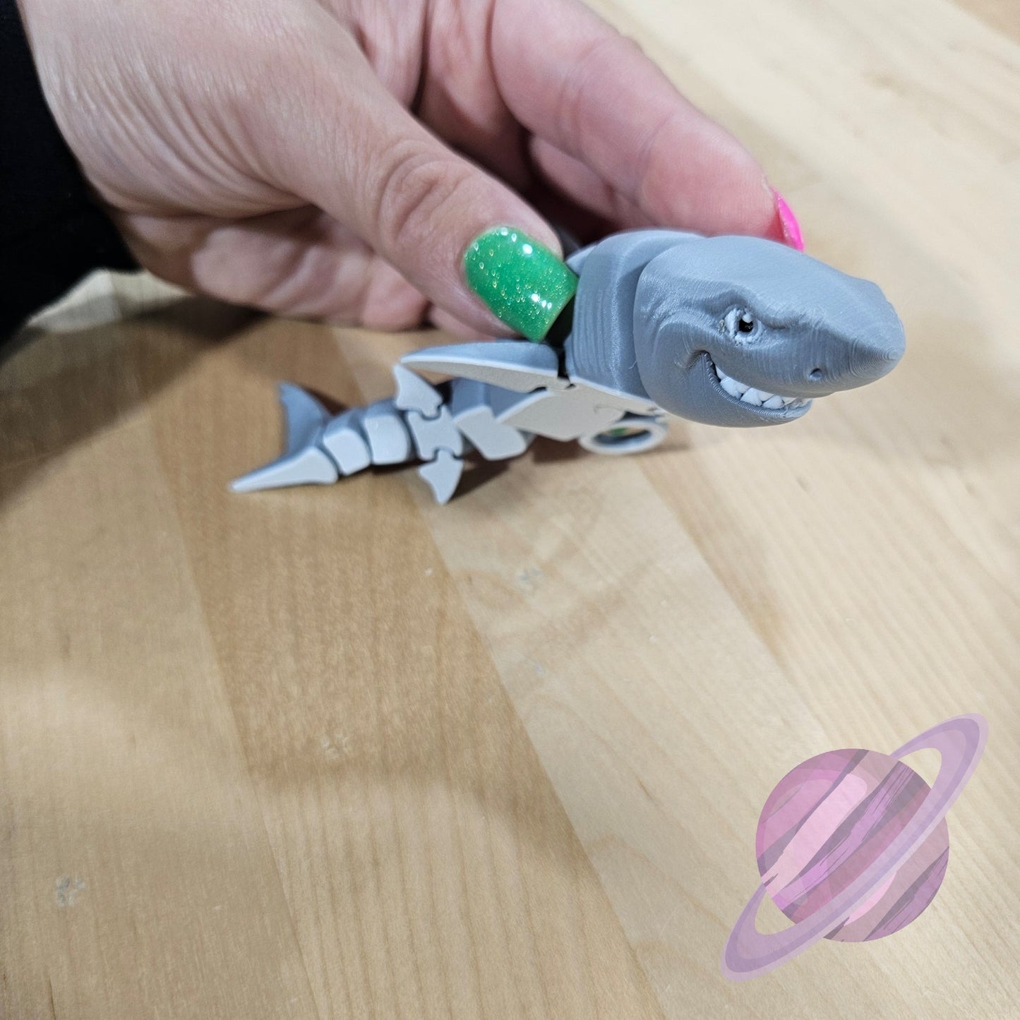 GREAT REEF SHARK-3D PRINTED STRAW BUDDY