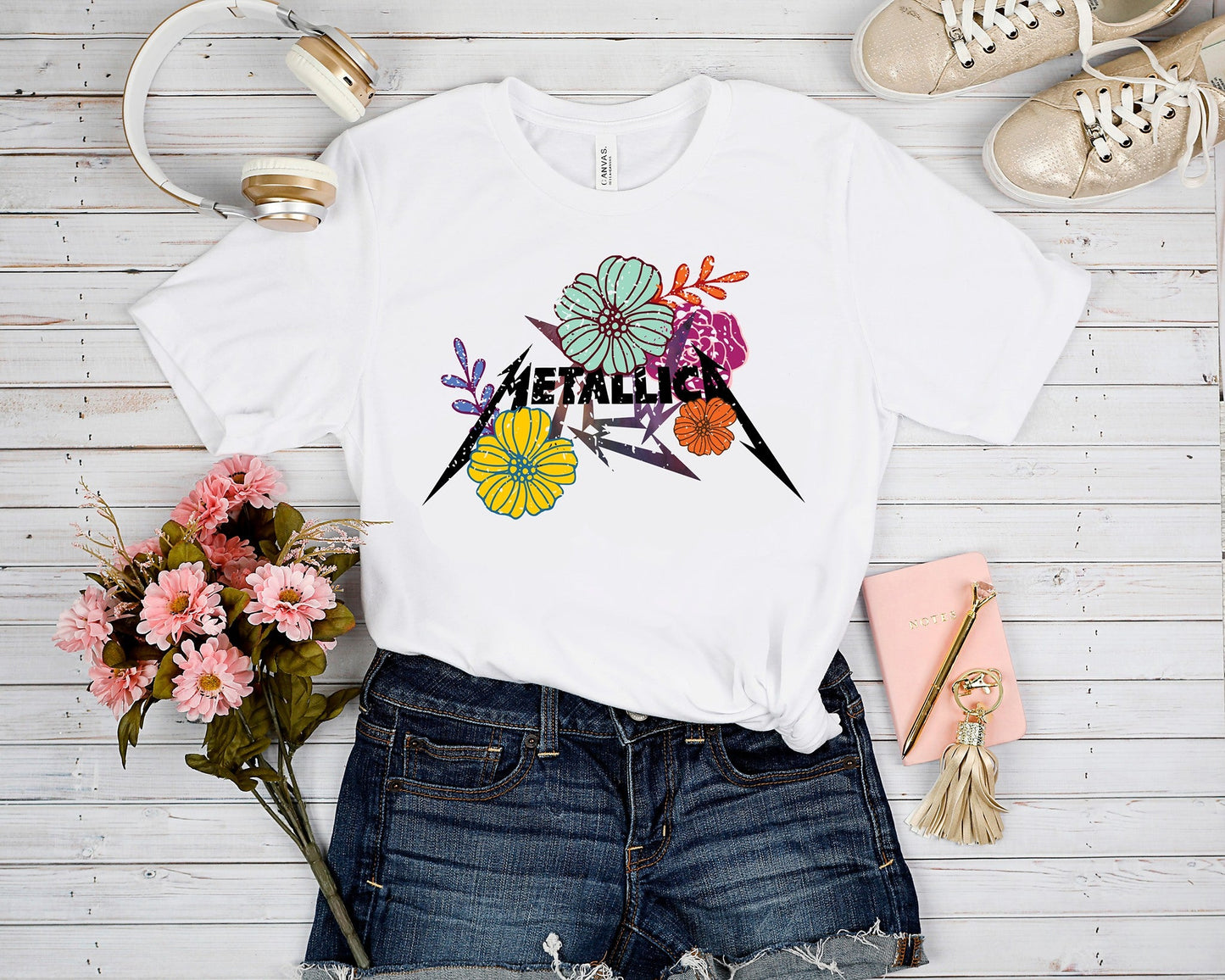 BAND RUN 2- UNFORGIVEN FLORAL TEE