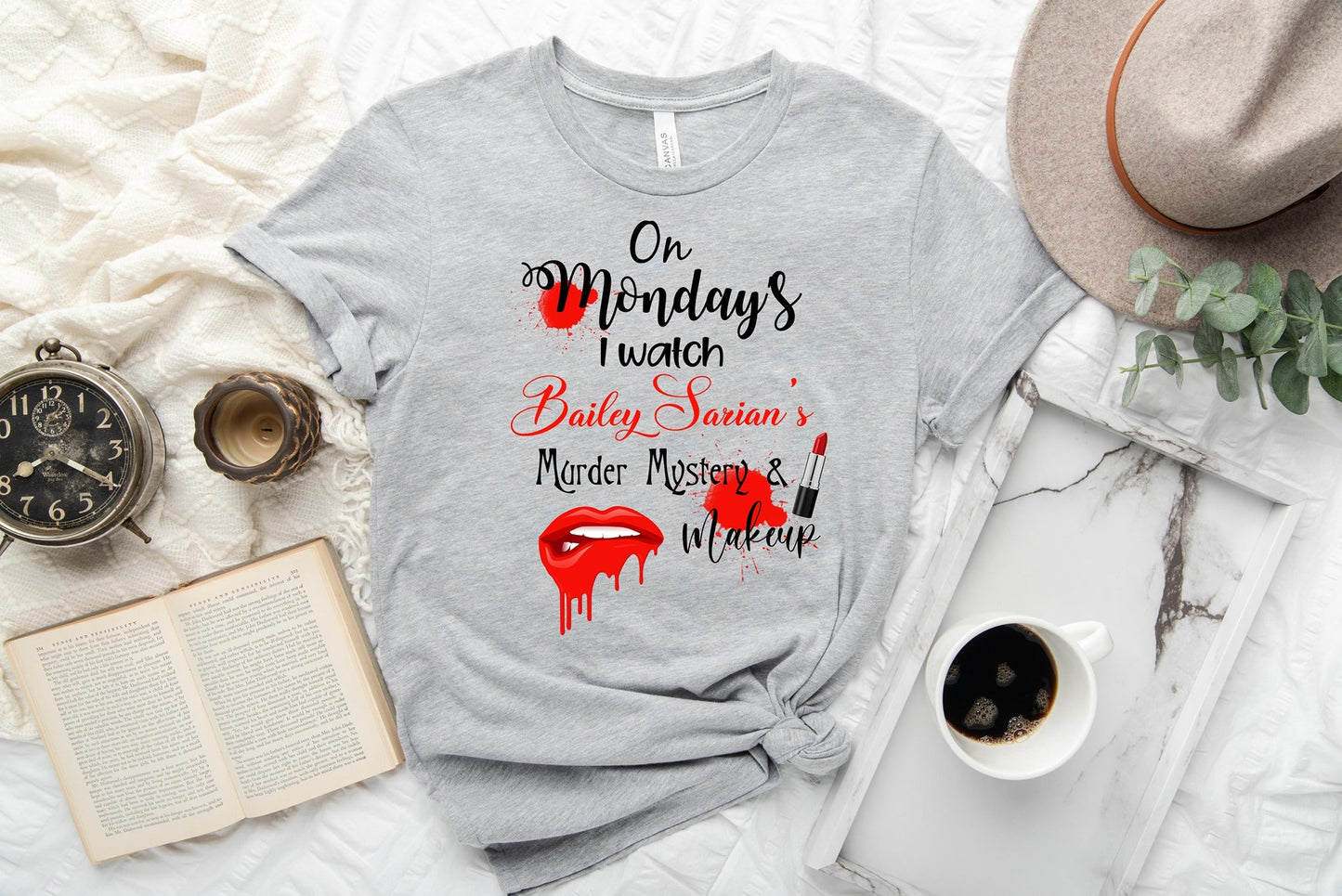 OUTFIT RUN 3-MAKE UP & MURDER TEE