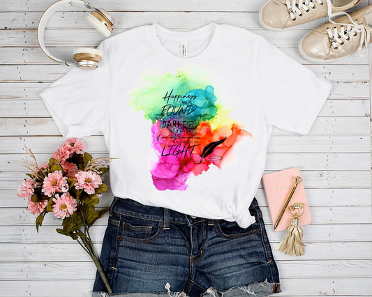 OUTFIT RUN 3-COLORFUL WIZ HAPPINESS TEE