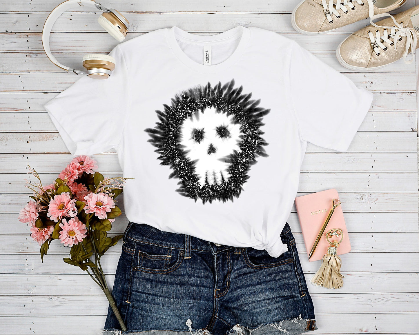 HIPPIE HALLOWEEN- SKULL TEE