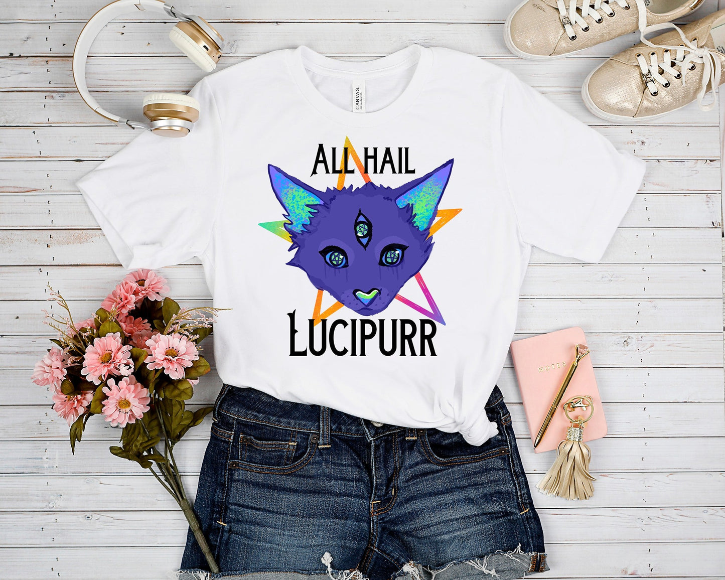SPOOKY LF RUN-LUCIPURR TEE