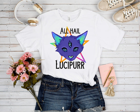 SPOOKY LF RUN-LUCIPURR TEE