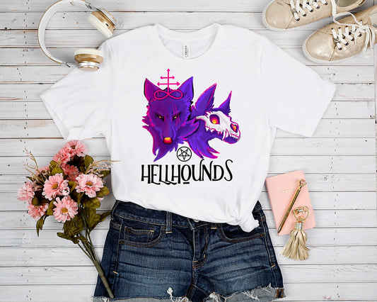 SPOOKY LF RUN-HELL HOUNDS TEE