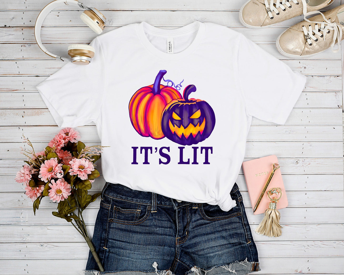 SPOOKY LF RUN-PUMPKINS TEE