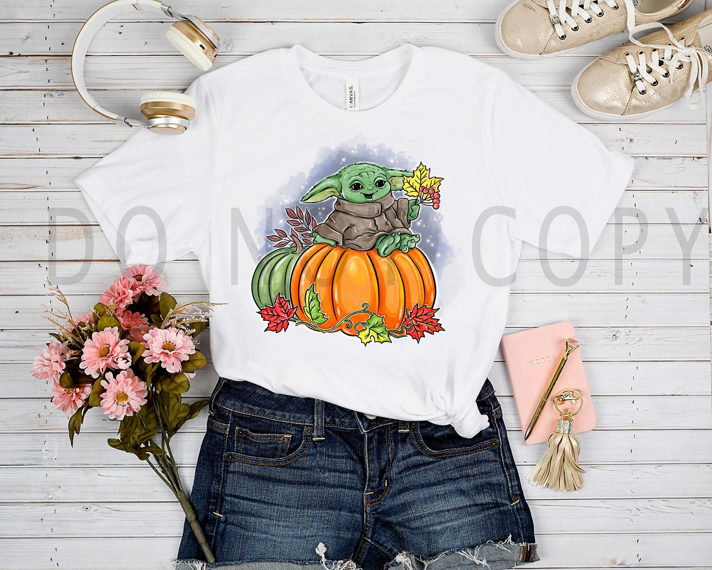 OUTFIT RUN 4- HALLOWEEN GREEN BABY TEE