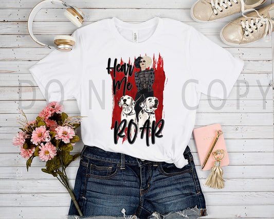 OUTFIT RUN 4- HEAR ME ROAR TEE