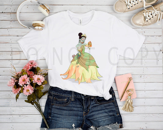 OUTFIT RUN 4-ZOMBIE PRINCESS TIANA TEE