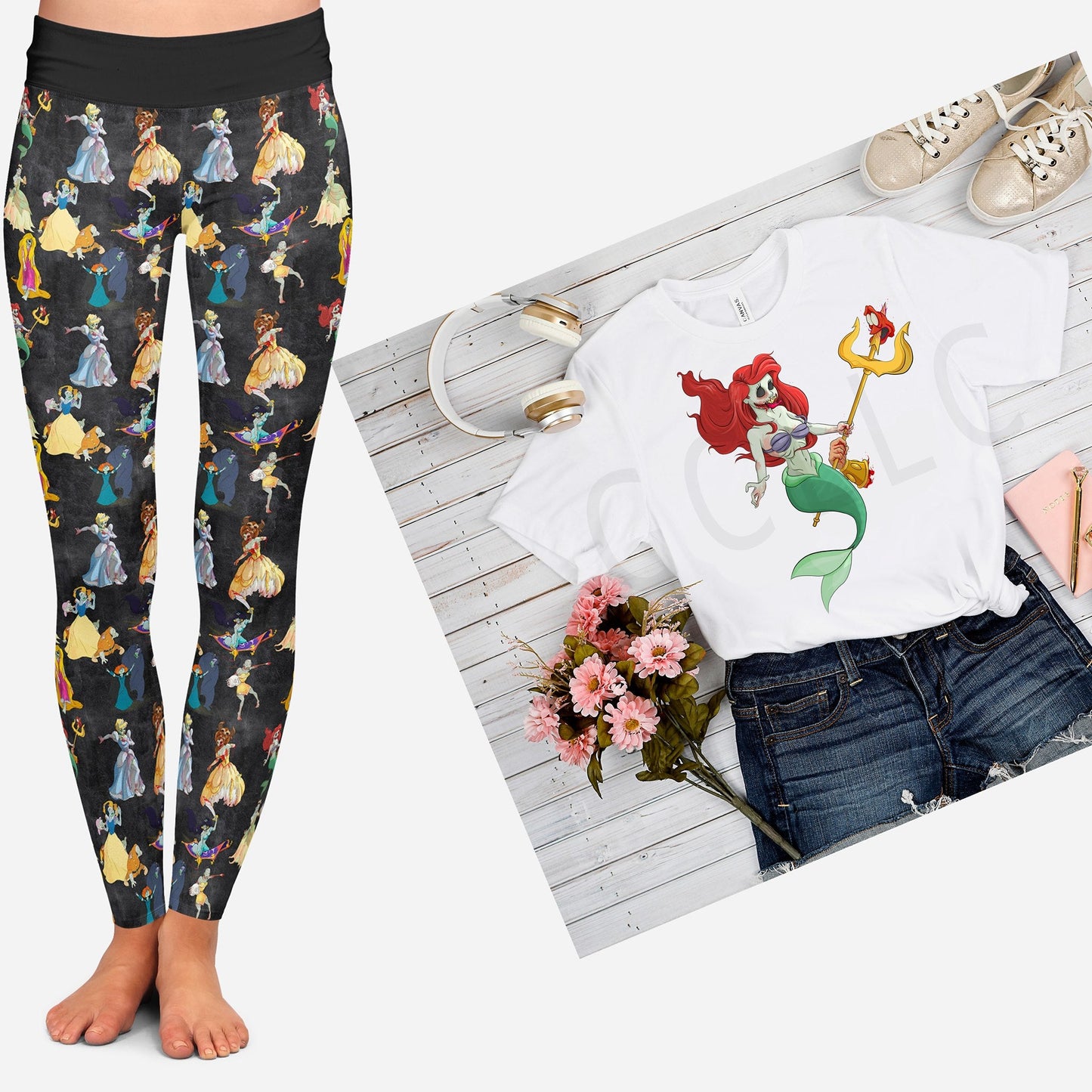 OUTFIT RUN 4-ZOMBIE PRINCESS BEAUTY BE TEE