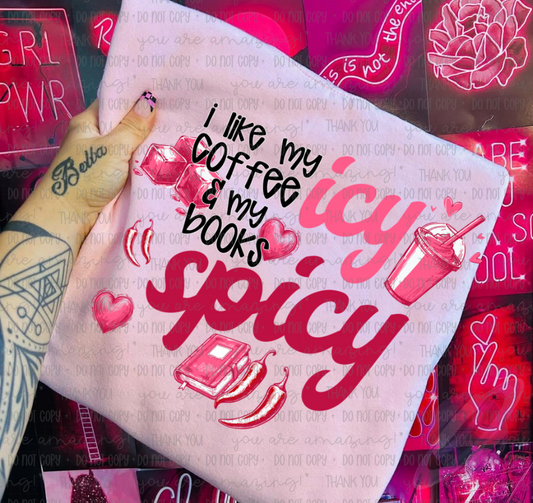 ICY COFFEE BOOKS SPICY TEE