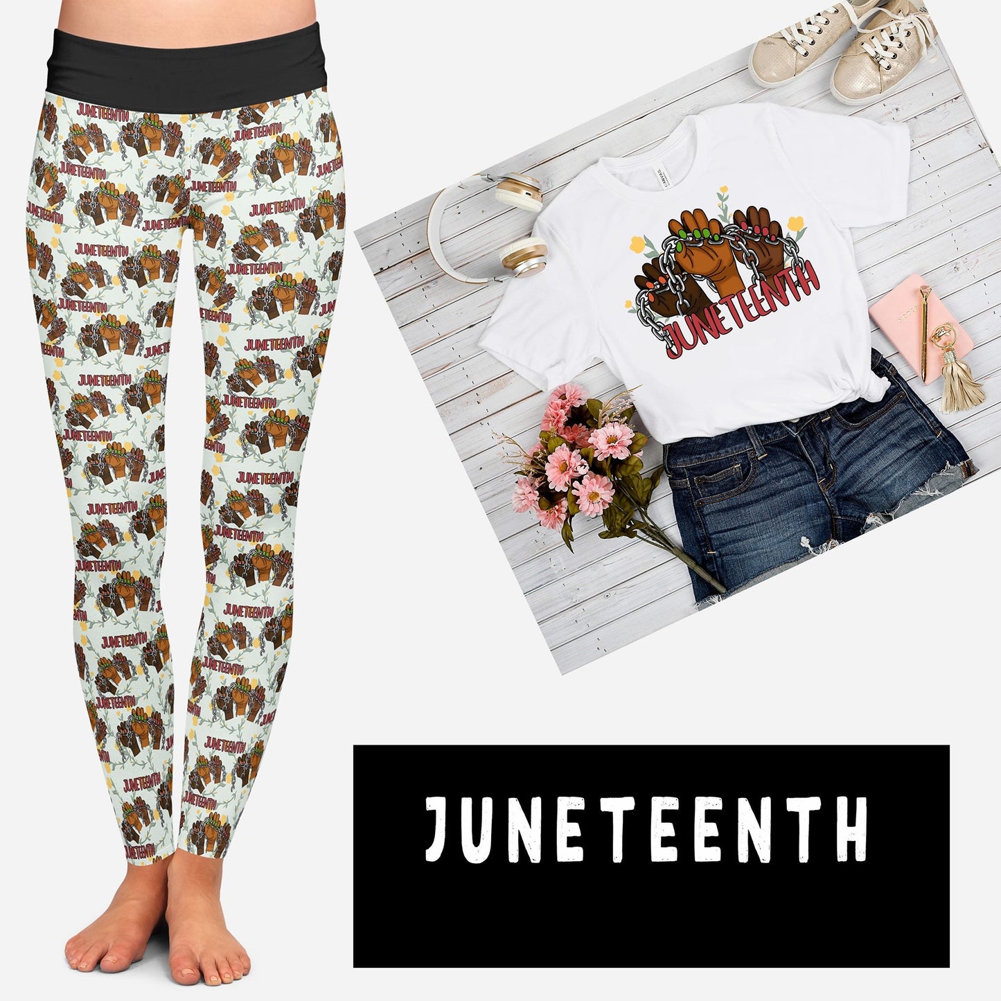 OUTFIT RUN 4- JUNETEENTH TEE
