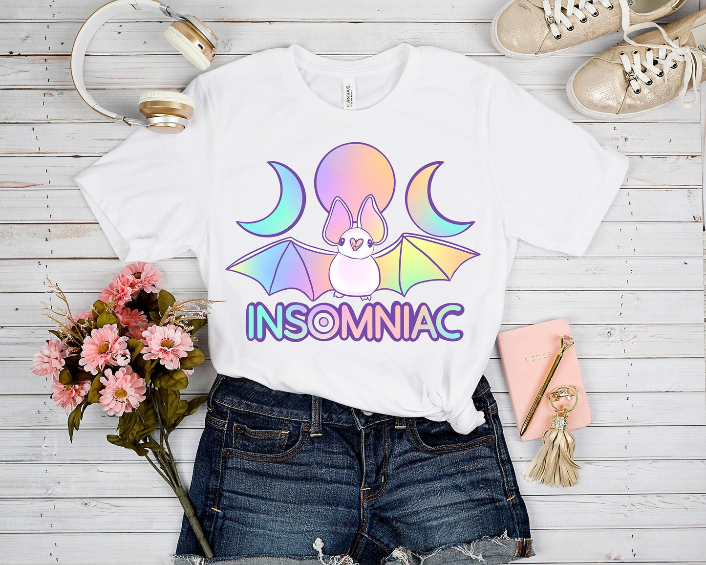 PASTEL ODDITY RUN- INSOMNIAC TEE