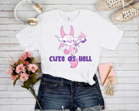 PASTEL ODDITY RUN- CUTE AS HELL TEE
