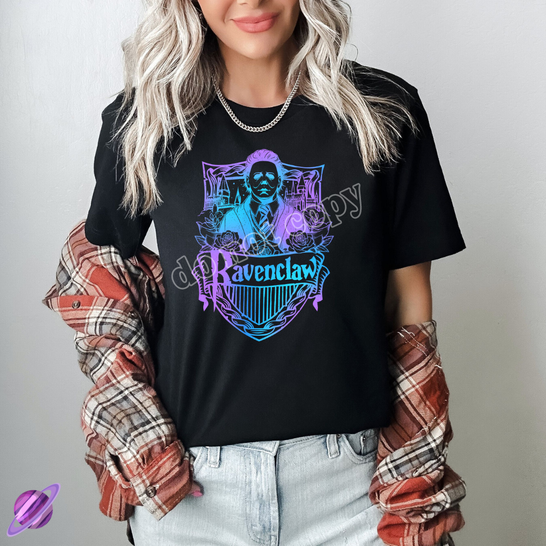 NEON RAVEN HORROR TEE