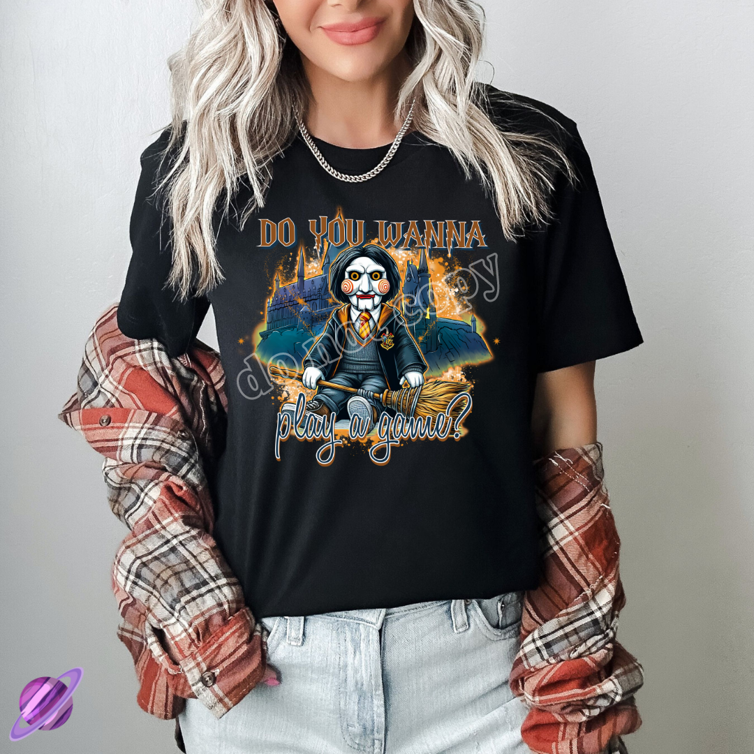 PLAY A GAME HORROR TEE