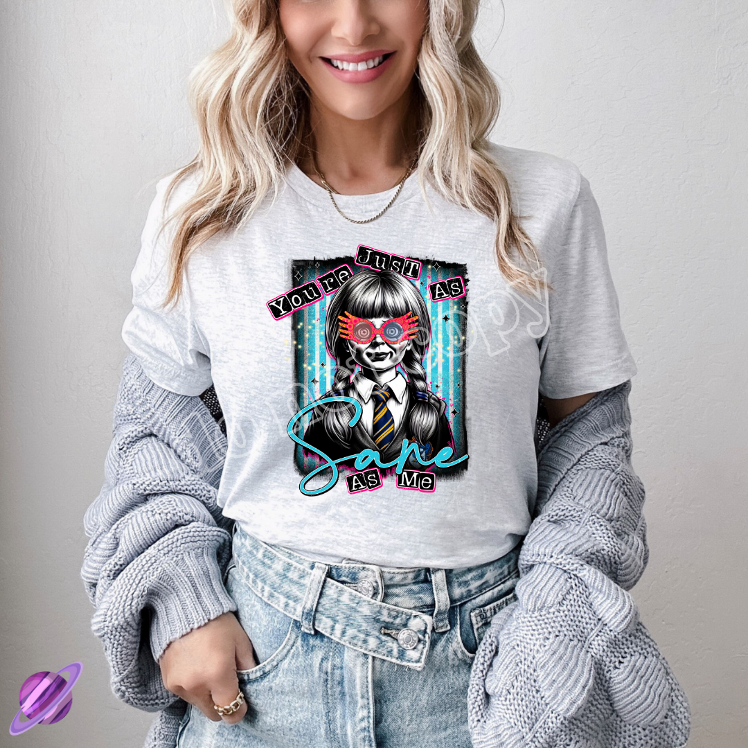 JUST AS SANE HORROR TEE