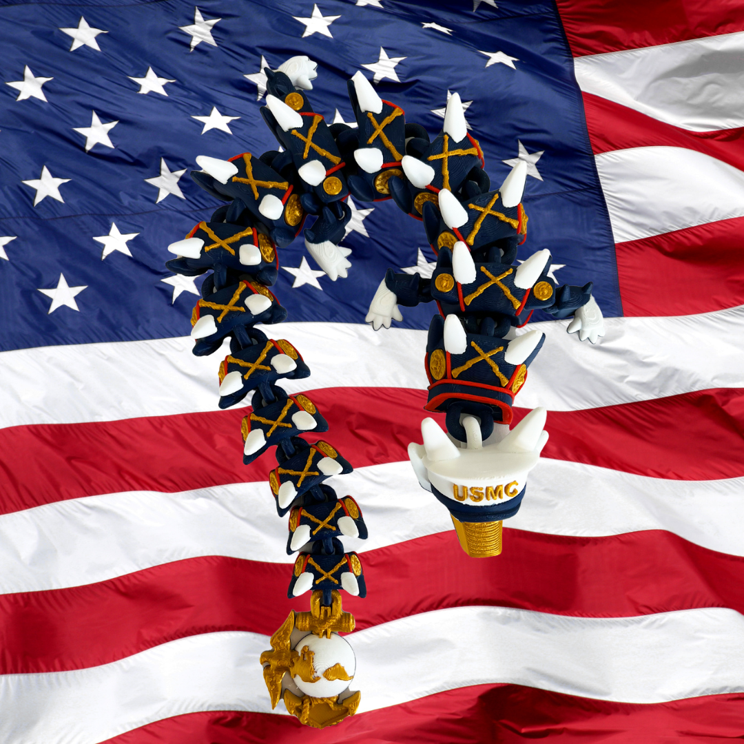 3D PRINTED MARINE DRAGON