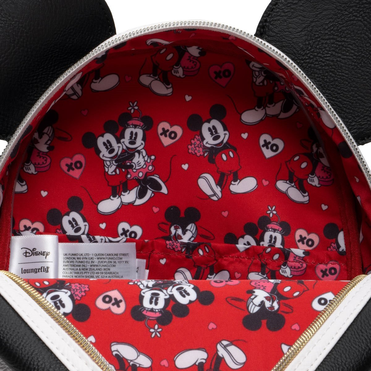EXCLUSIVE- LOUNGEFLY- Mickey Mouse Chocolate Box Valentine Mini-Backpack