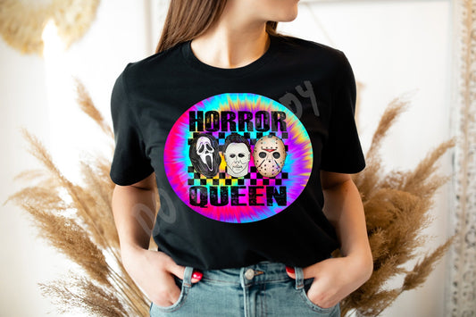 HORROR QUEEN TIE DYE TEE