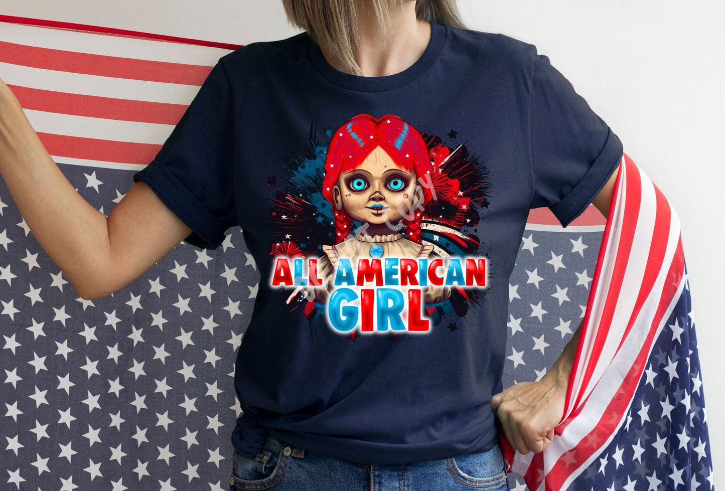 ALL AMERICAN GIRL- UNISEX TEE ADULTS/KIDS