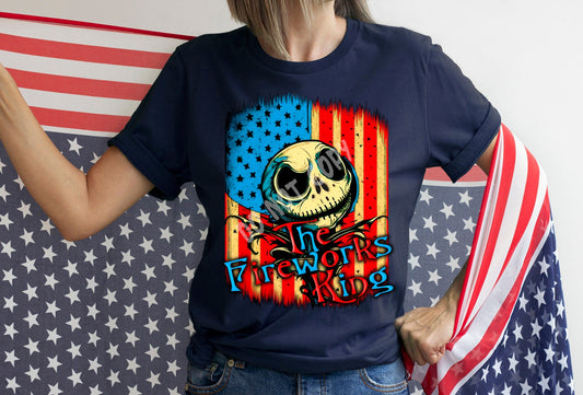 FIREWORKS KING- UNISEX TEE ADULTS/KIDS