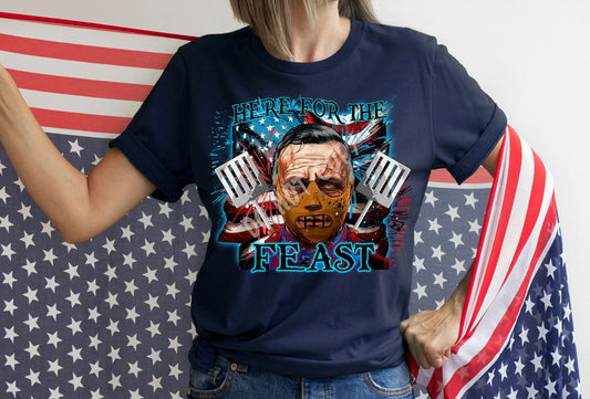 HERE FOR THE FEAST - UNISEX TEE ADULTS/KIDS