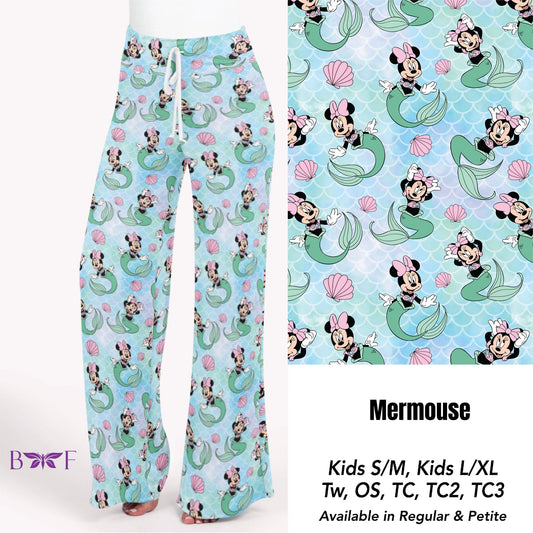 Mermouse kids leggings with pockets