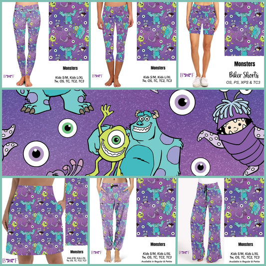 Monsters Leggings with pockets