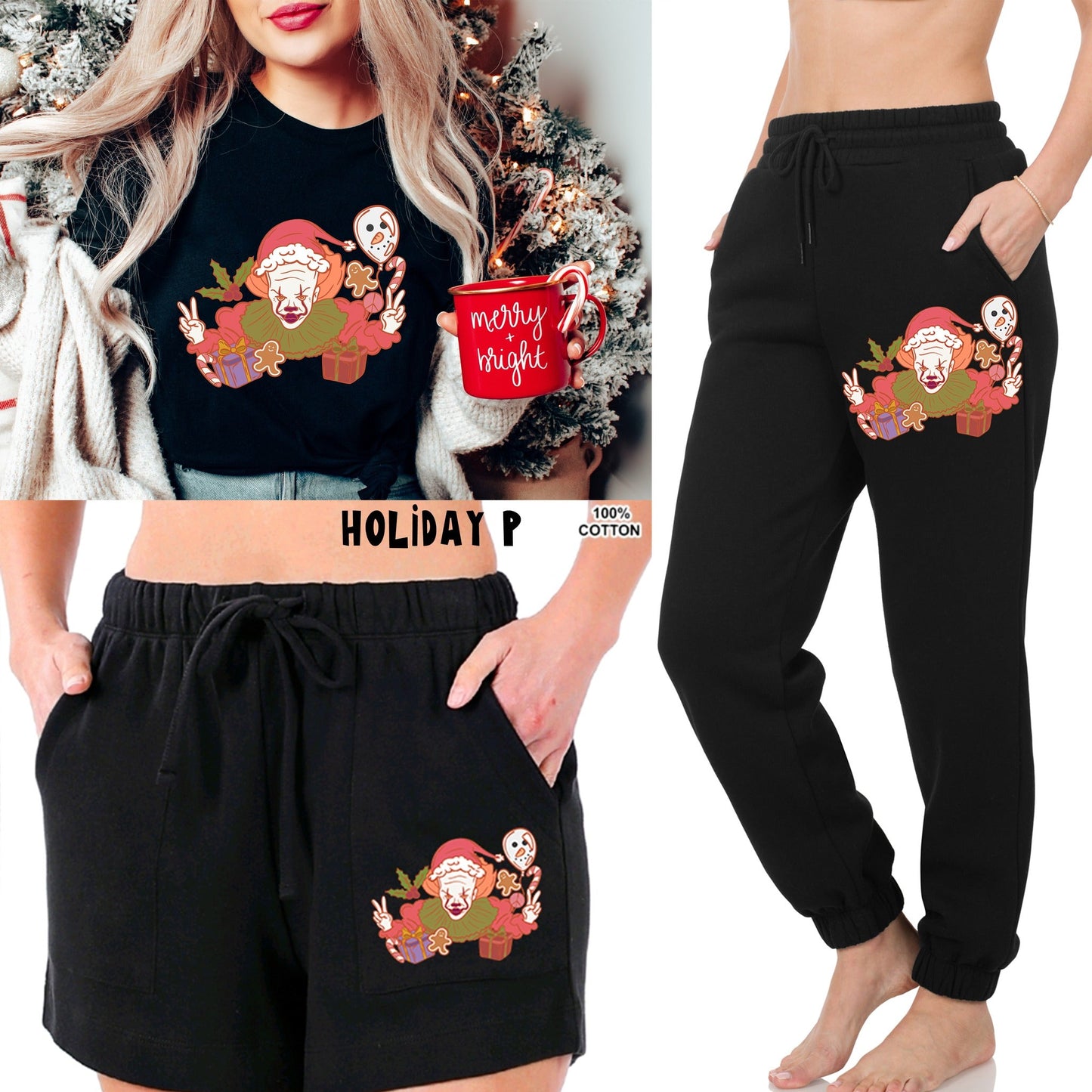 LOUNGEWEAR RUN-HOLIDAY P TEE- PREORDER CLOSING 9/30