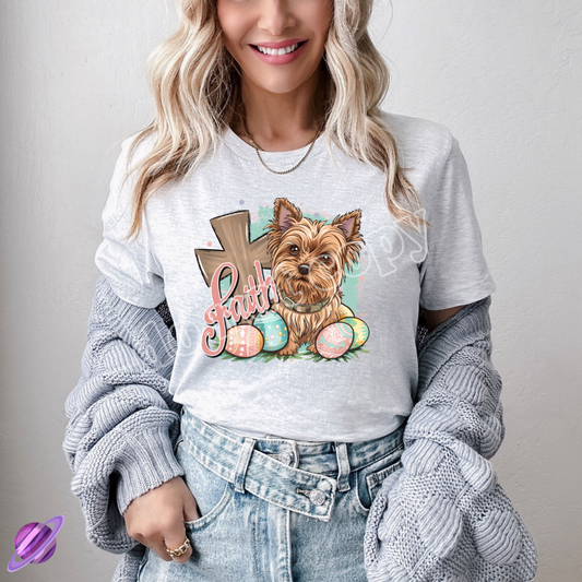FAITH YORKIE TEE