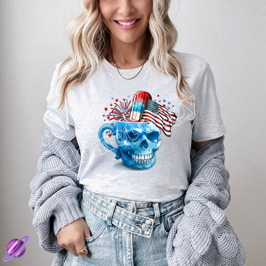 4TH SKULL TEE