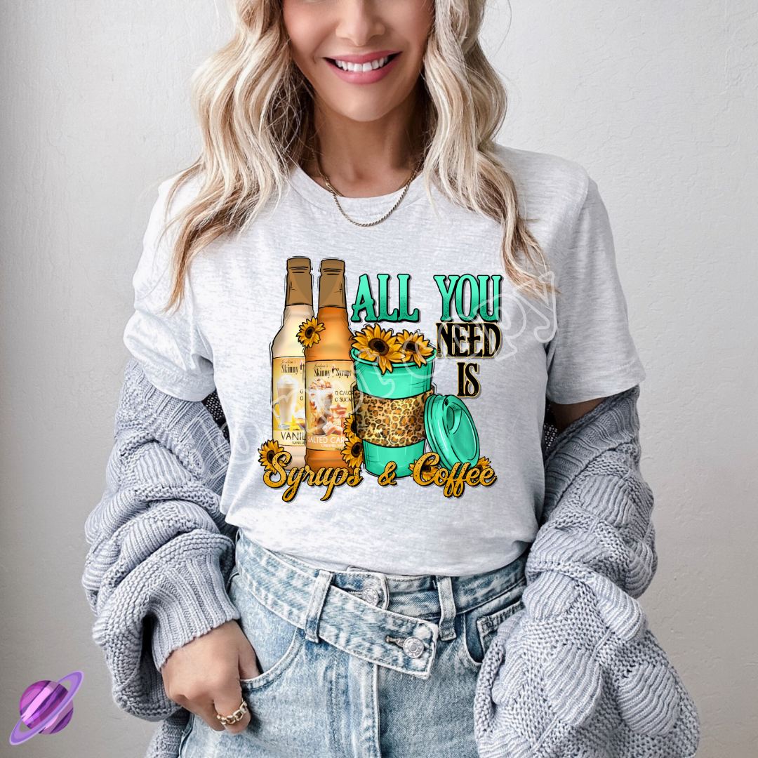 SYRUPS AND COFFEE TEE