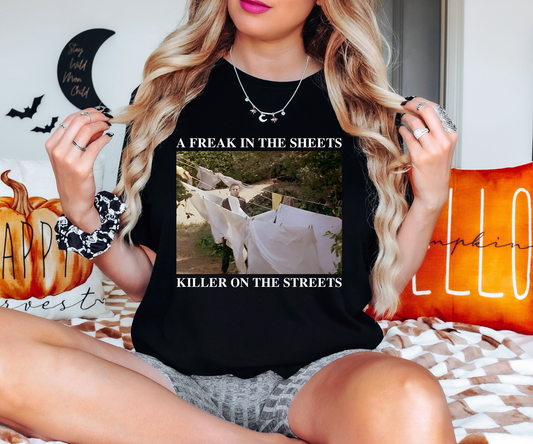 FREAK IN THE SHEETS TEE