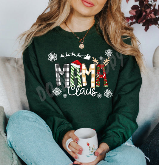 NAME CLAUS-MAMA- CREWNECK SWEATSHIRT