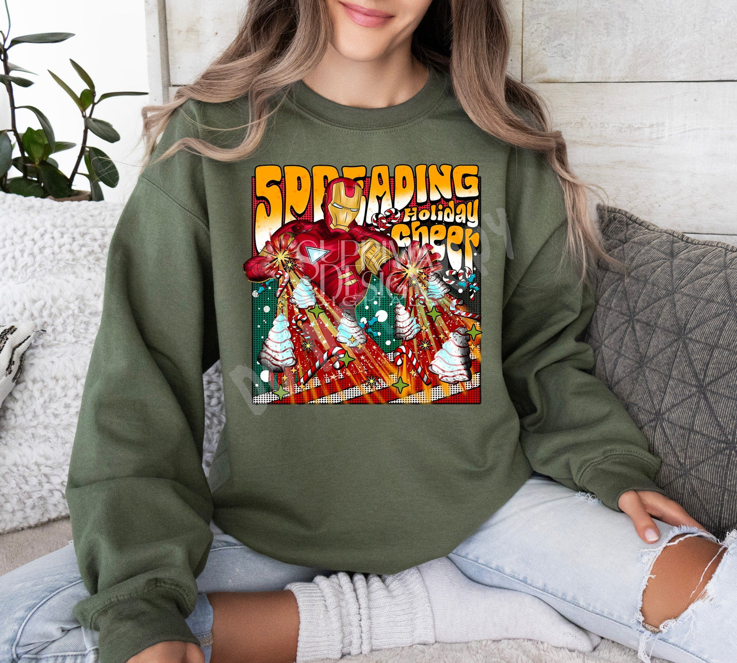 SPREADING CHEER CREWNECK SWEATSHIRT