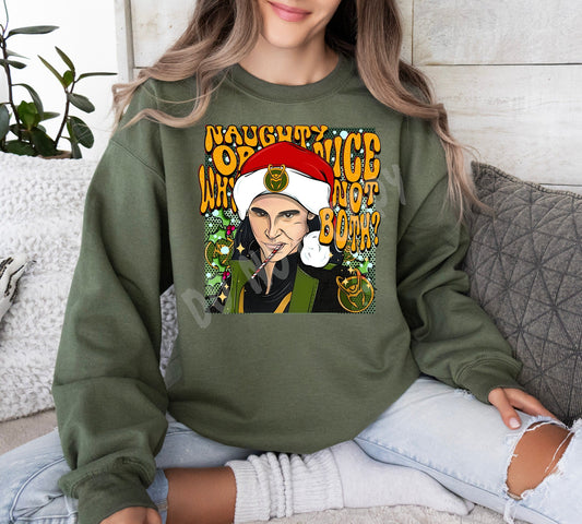 WHY NOT BOTH CREWNECK SWEATSHIRT