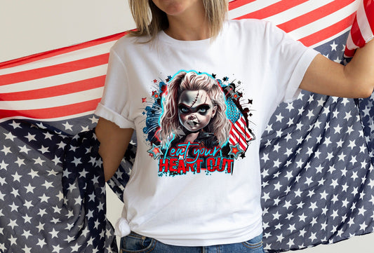 EAT YOUR HEART- UNISEX TEE ADULTS/KIDS