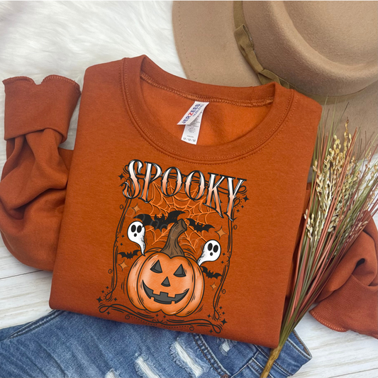 SPOOKY PUMPKIN SWEATSHIRT