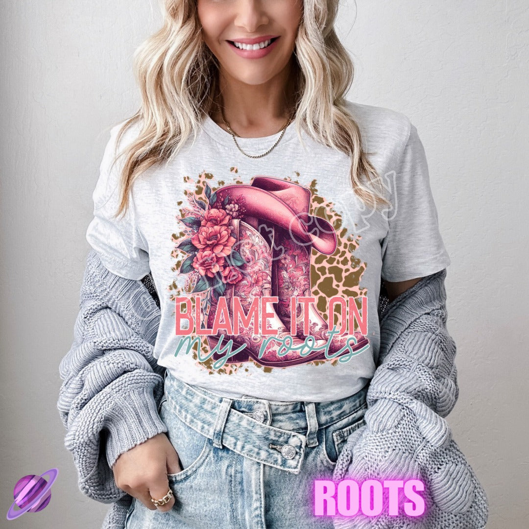 ROOTS- B86-UNISEX TEE ADULTS/KIDS